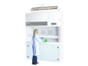 Image: AirClean Systems offers AirMax polypropylene total exhaust fume hoods